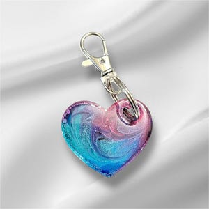 Heart Keychain-Resin Petri