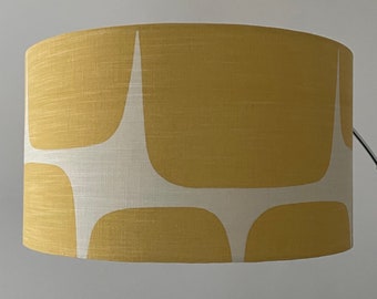 Scion Lohko drum lampshade in honey and paper