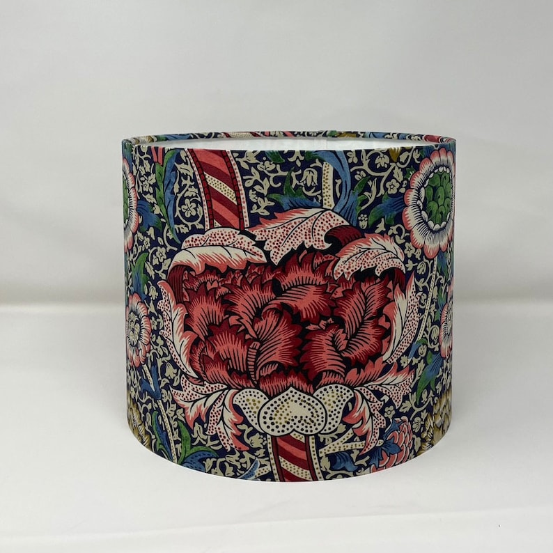 William Morris Wandle Medici Drum Lampshade image 1