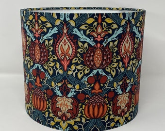 William Morris Granada drum lampshade