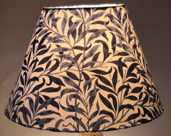 William Morris Willow Bough Blue Coolie Lampshade