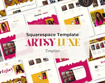 Modern Author Website Template – Squarespace Design for Fiction Writers & Self-Publishers