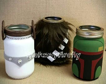Choice Of 2 Star Wars Inspired Mason Jar Centerpiece Etsy