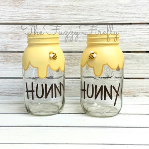 Winnie the Pooh Honey Pot Jar: Bumble Bee Baby Shower Decor