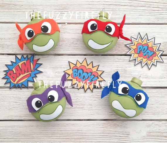 Ninja turtle personalized ornament, Handmade turtle ornament,Ninja turtle  gift, Kids personalized ornament, Ninja Ornament, Christmas