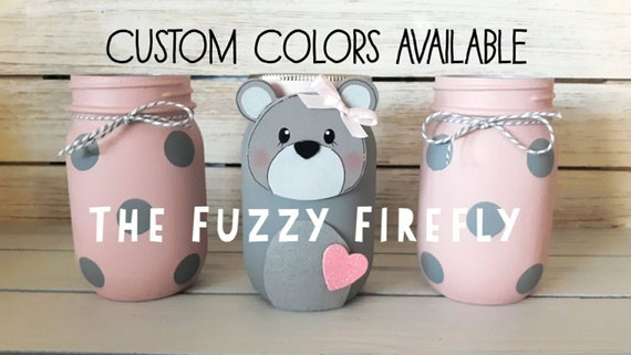 teddy bear jars baby shower