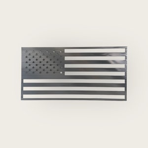 Patriotic Metal American Flag - Handmade USA Flag Wall Art Decor for Home or Office