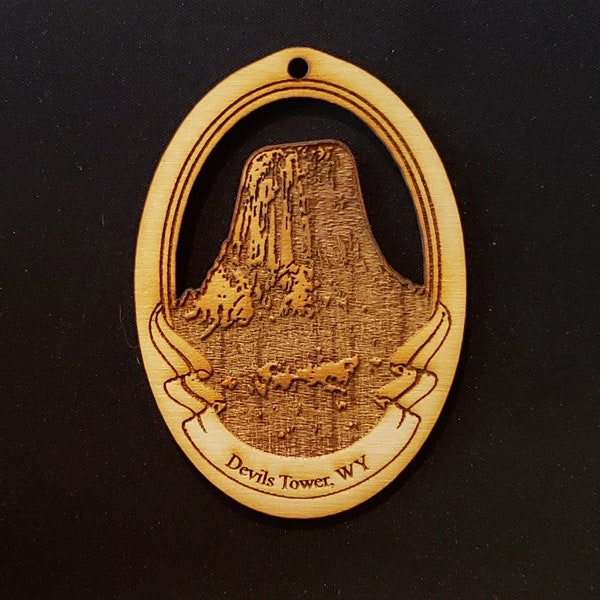 Devil's Tower Ornament~ As Seen OR Personalized FREE