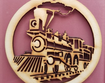 Train Ornament-Train Gifts for Men-Train Gifts for Dad, Gift for Train Lover-Train Christmas Ornaments~Personalized FREE