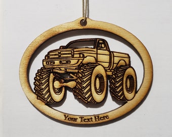 Monster Truck Ornament ~Personalized FREE