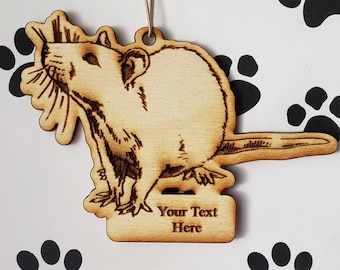Rat Ornament • Personalized Free
