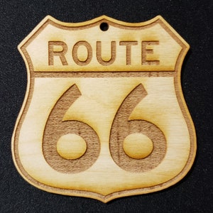 Route 66 Ornament~ Personalized FREE