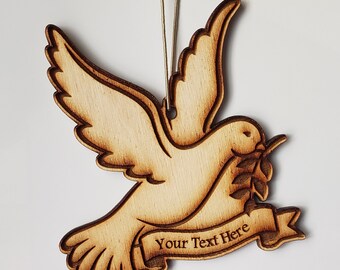 Peace Dove 2 Ornament