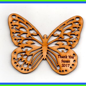 Personalized Butterfly Ornament, Butterfly Ornaments Christmas,Butterfly Christmas Decor, Gift for Butterfly Lovers,Personalized FREE