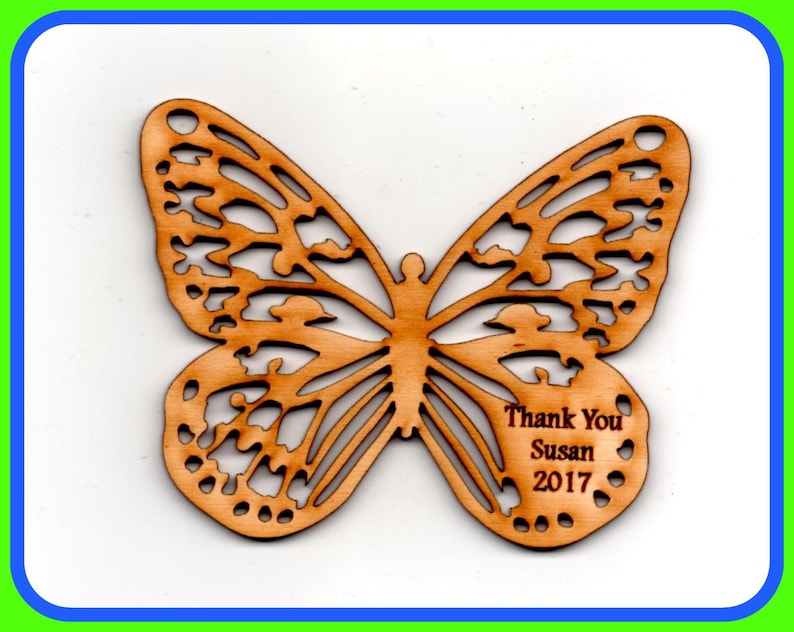 Personalized Butterfly Ornament Butterfly Ornaments Etsy