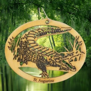 Alligator  Ornament~Personalized FREE • Gator
