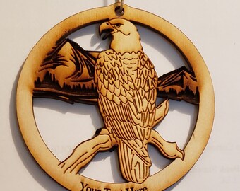 Bald Eagle Ornament~ Personalized for Free