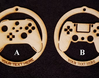 Video Game Controller Ornament~CHOOSE STYLE A or B ~Personalized FREE
