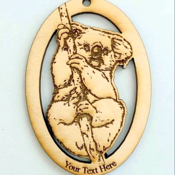 Sweet Koala Ornament~ Personalized FREE