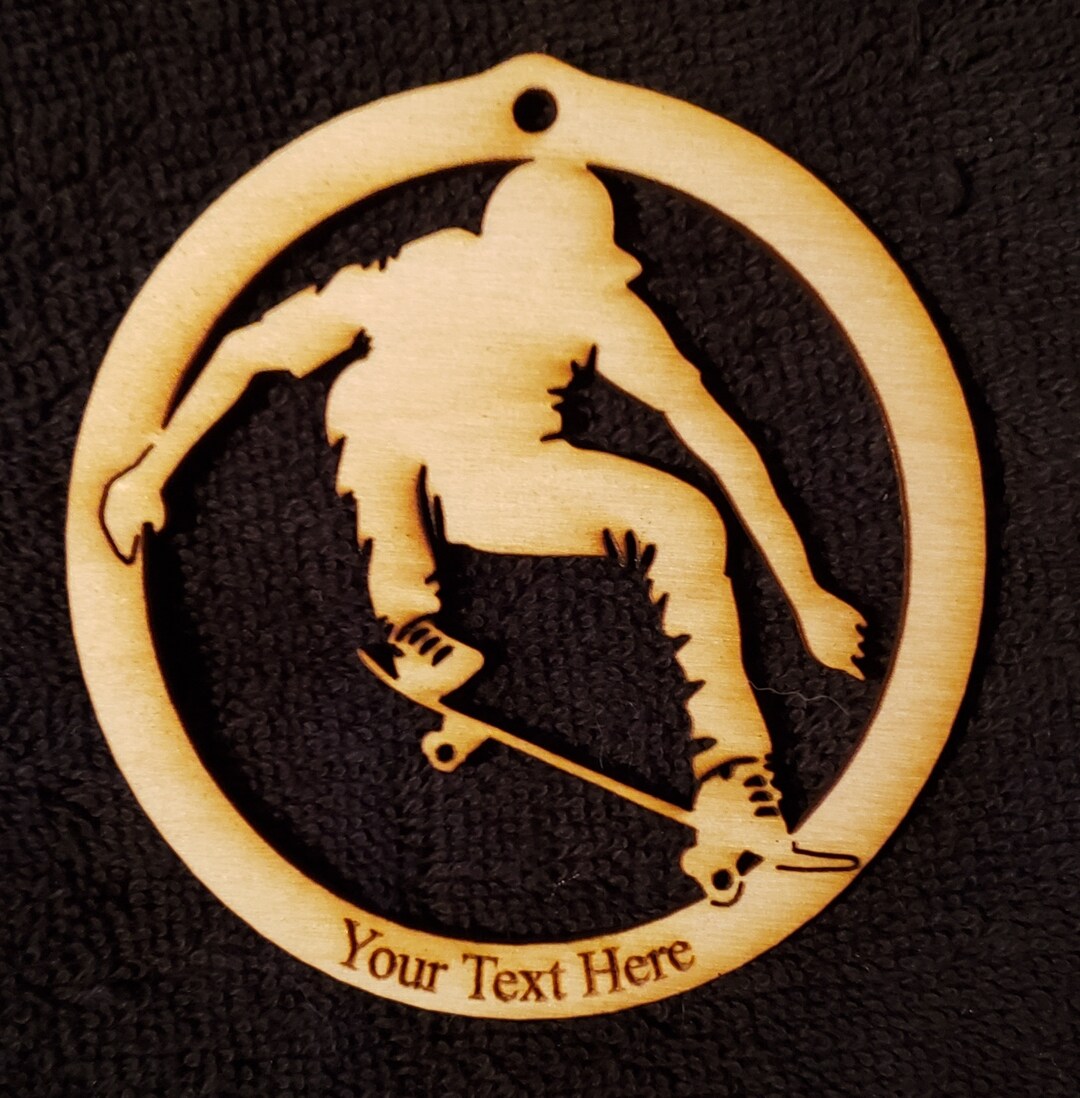 Skateboarding Ornament Skateboarder Ornament Skateboarder Gift Skateboarder Gifts Personalized ...