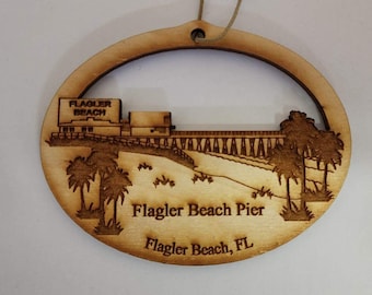 Flagler Beach, Florida Pier Ornament