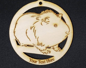 Guinea Pig Ornament ~Personalized FREE