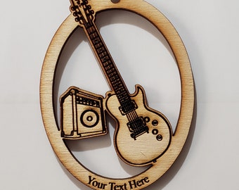 Electric Guitar Ornament~ Personalized FREE