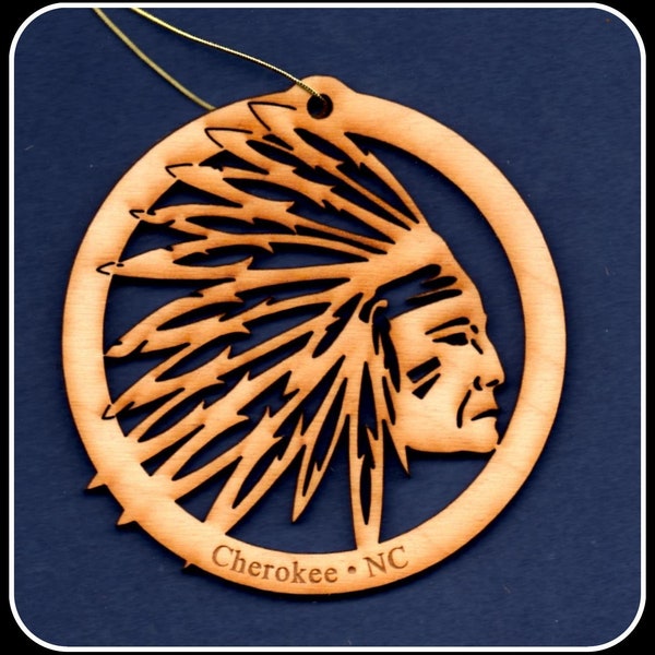 Native American Head Dress Ornament~ Personalized FREE