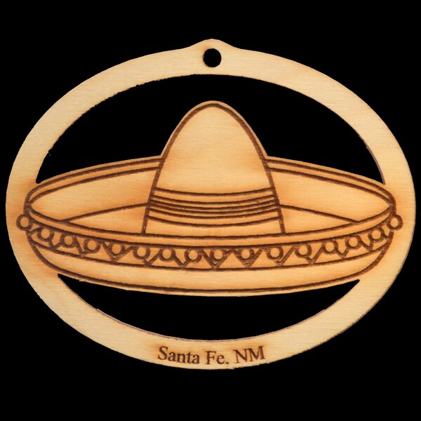 Sombrero Ornament ~ Personalized FREE