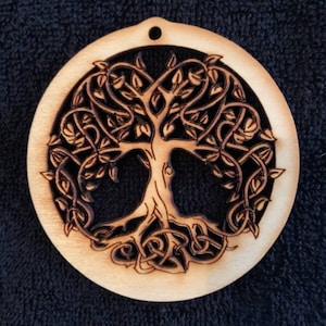 Tree of Life Wood Ornament ~Personalized FREE