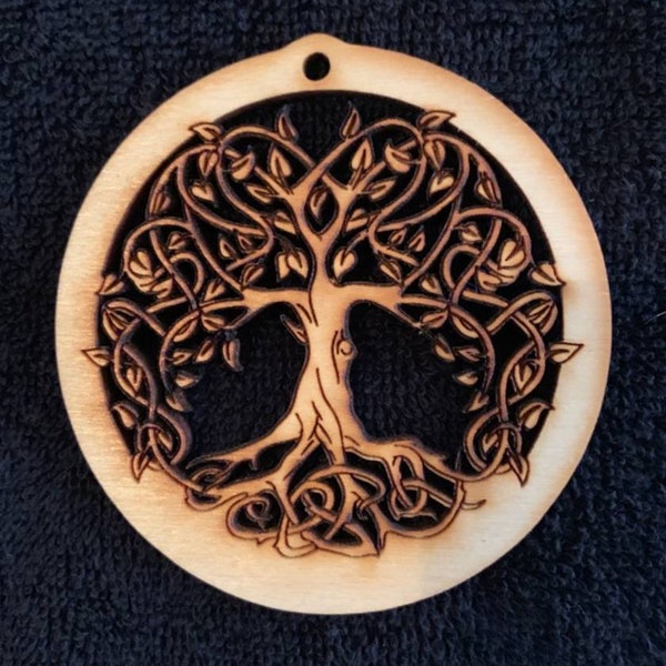 Tree of Life Wood Ornament ~Personalized FREE