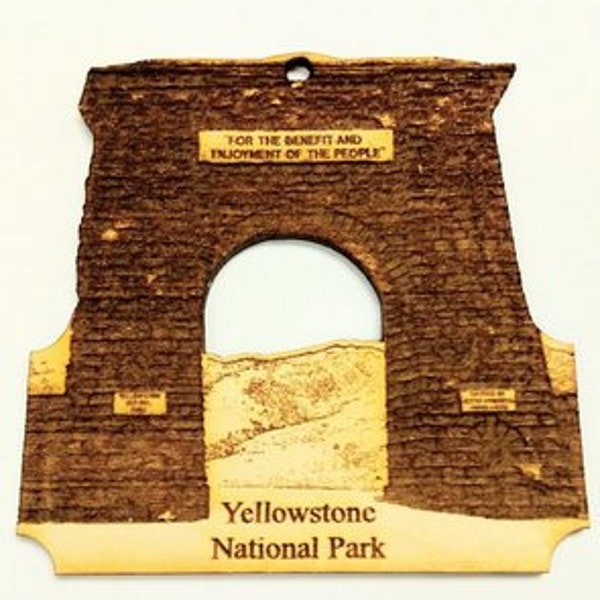 Yellowstone National Park Arches Ornament- As Seen or Personalized