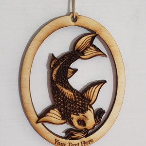 Koi Fish Ornament~ Personalized FREE