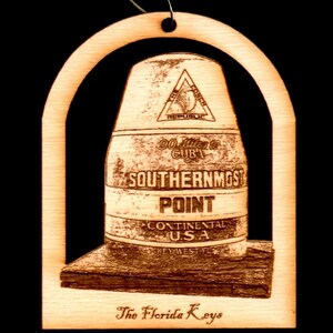 Southernmost Point Key West Florida Ornament • Personalized Free