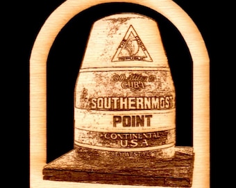 Southernmost Point Key West Florida Ornament • Personalized Free