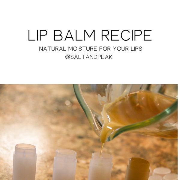 Recipe // Lip Balm Recipe // Vegan Lip Balm // Best Lip Balm Recipe