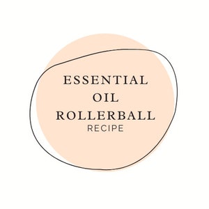 Recipe // DIY Recipe // Essential Oil Recipe // Rollerball Recipe