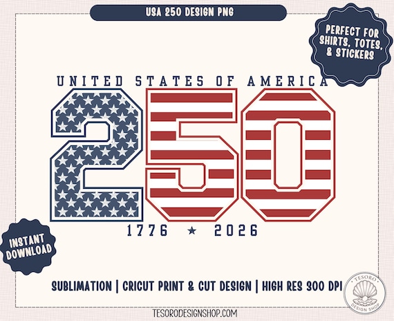 USA Patriotic PNG |Vintage Americana Sublimation Design |Retro USA Shirt Graphic |Cricut Fourth of July |America 250 1776 2026 Independence