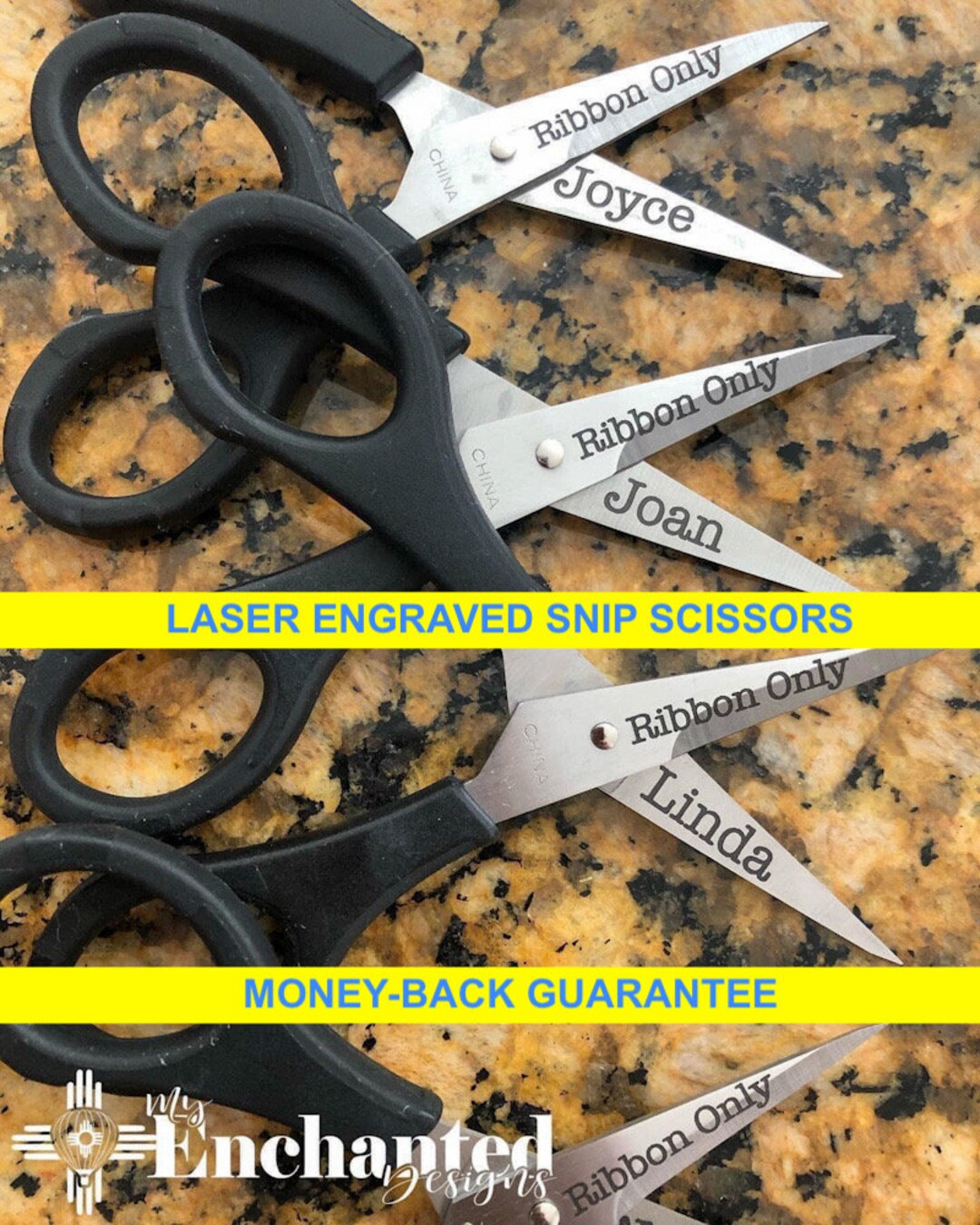 Personalized Scissor Snips Laser Engraved With Any Desired Etsy