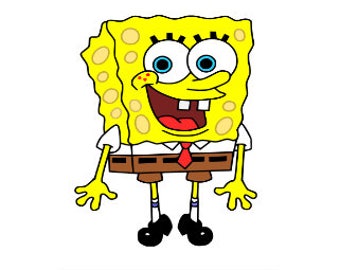 Spongebob Svg File, Svg Cutting File, Disney Svg File,Svg For Cricut, Svg For Silhouette, Spongebob cut file,Disney Cutting file,