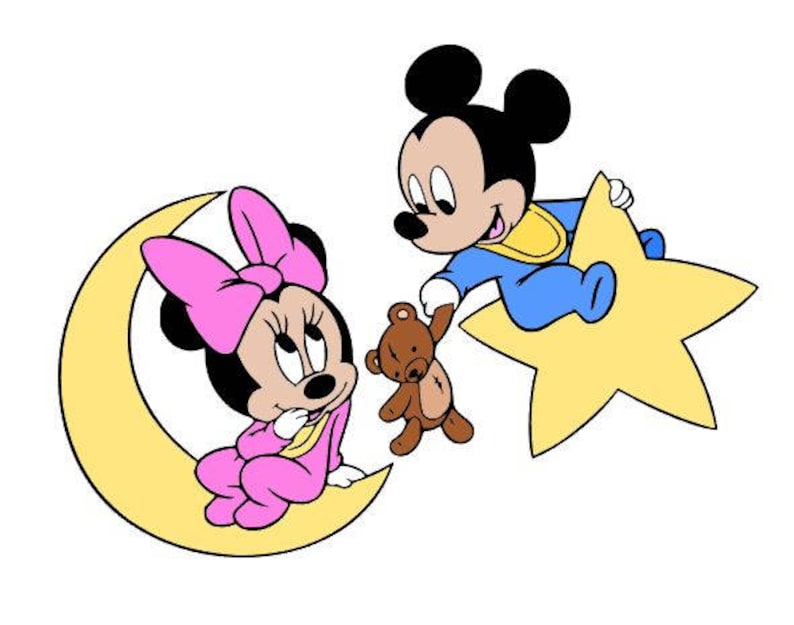 Download Baby Mickey Svg Baby Minnie Svg Disney Svg File Svg ...