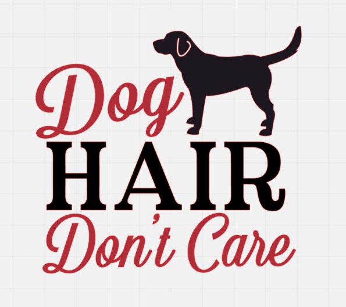 Dog Hair Dont Care Svg Dog Svg Files Dog Svg Cut Files svg Etsy