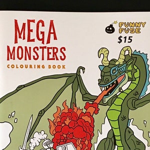 Mega Monsters Colouring Book image 1
