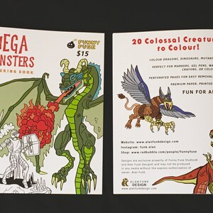 Mega Monsters Colouring Book image 5