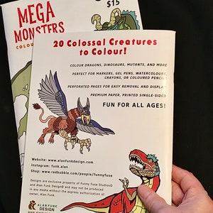 Mega Monsters Colouring Book image 7