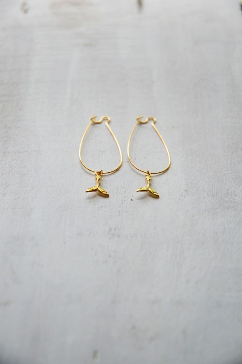 Mermaid Gold Fin Earrings SALE