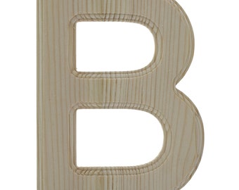6.25 Inches BestPysanky Unfinished Wooden Letter L