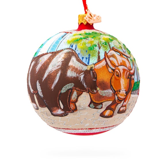 Bull and bear christmas ornaments Clearance