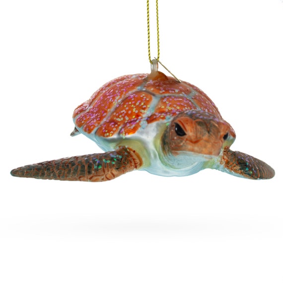 Vintage Turtle Christmas Ornament