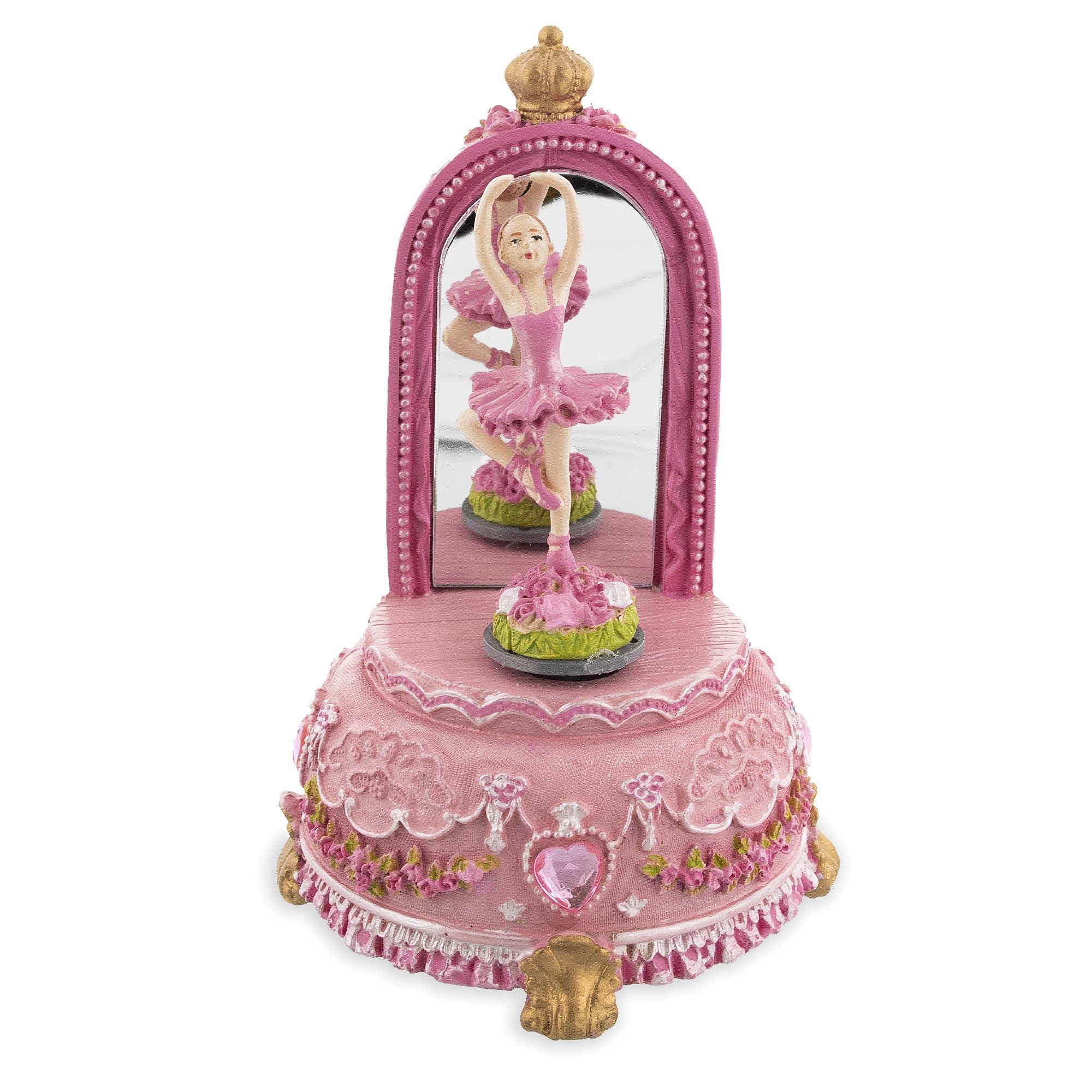 Dancing Ballerina by the Mirror Spinning Musical Figurine Dancing Ballerina by the Mirror Spinning Musical Figurine
